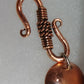 Domed Copper and Brass Bracelet