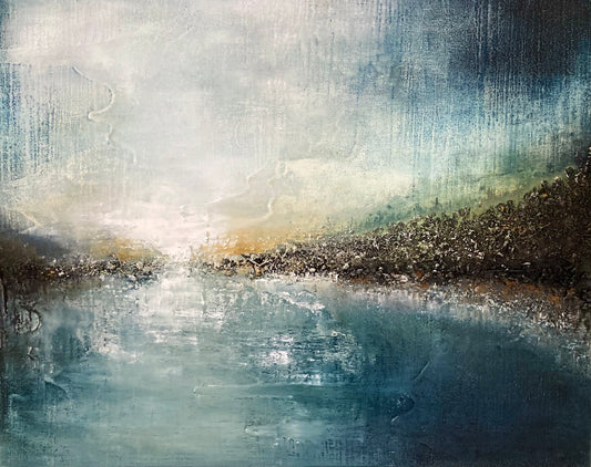 Stoney Island Beach (20" x 16")