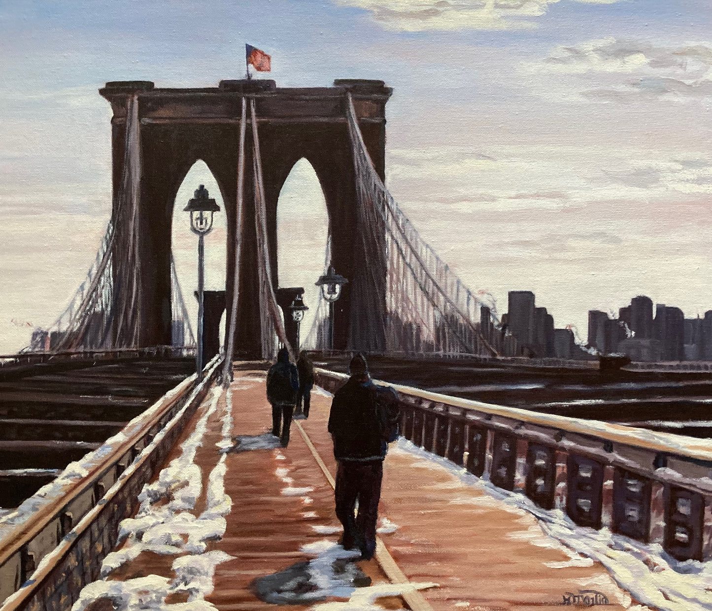 Brooklyn Bridge, NY (20" x 24")