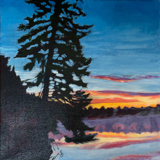 Twilight Tranquility (12" x 12")