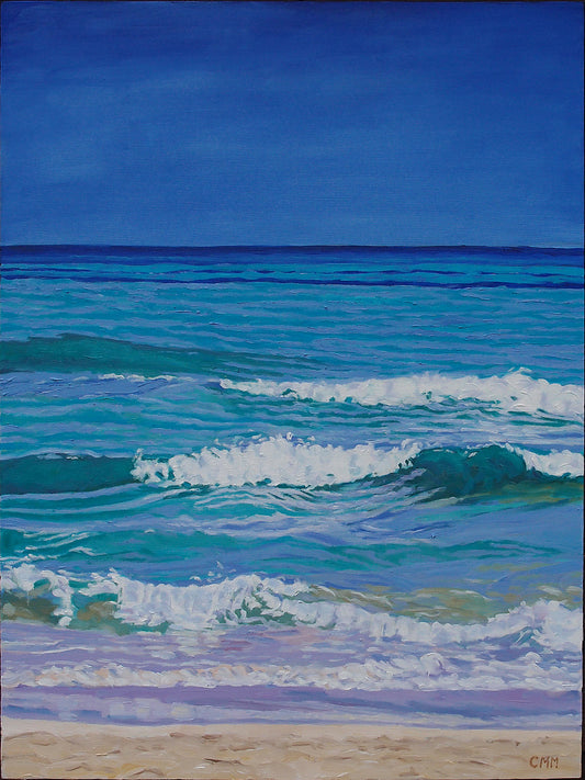 Caribbean Turquoise (40" x 30")