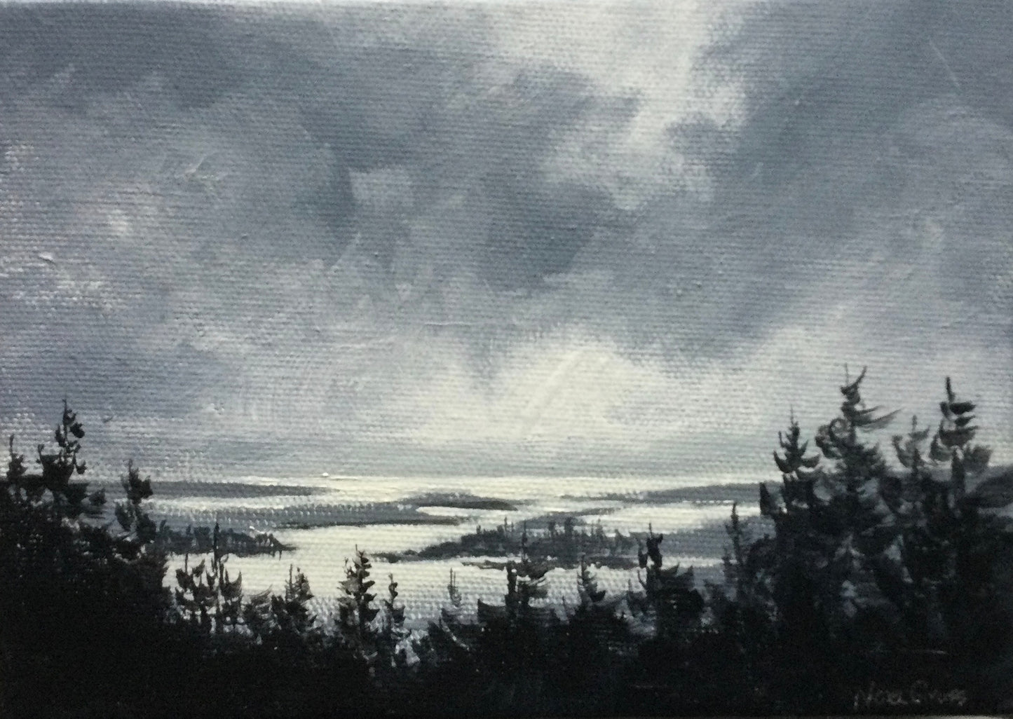Clam Island (5" x 7")