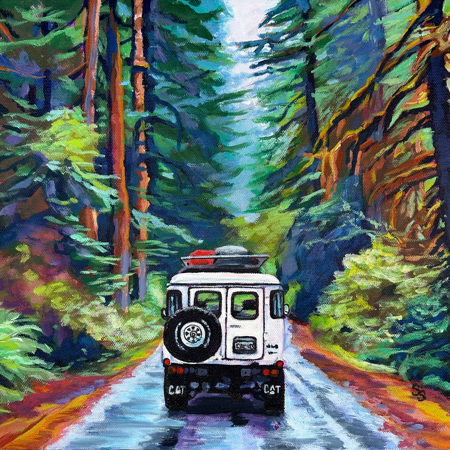 Into Solitude (12" x 12")