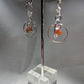 Teardrop Borosilicate Glass Drops-orange