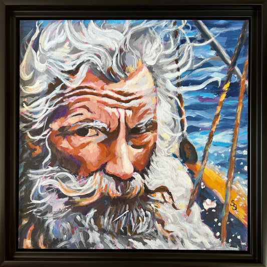 Echoes of a Life on the Waves (12 x 12)