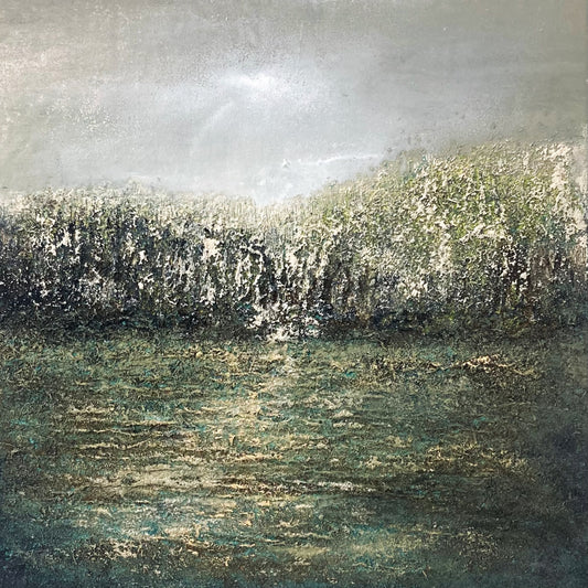 Forest Up Ahead (14" x 14")