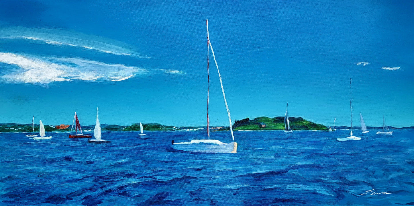Harbour Run ( 15" x 30")