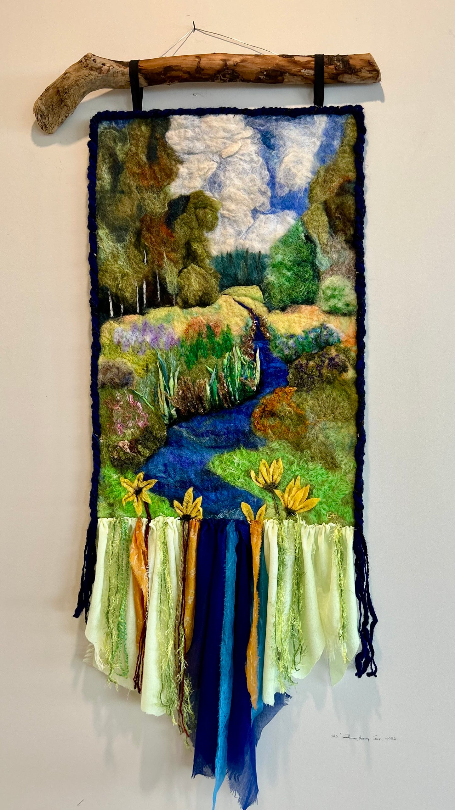 Sapphire Serenade (16” x 24”)