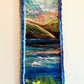 Out the Window - wet-felted merino and silk wall hanging by Gail Heinze