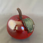 Raku Apple Sculpture JR545b – front view