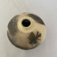 Wide-Shouldered Horsehair Raku Vase JR549 – top view