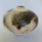 Wide-Shouldered Horsehair Raku Vase JR549 – side view