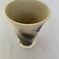 Horsehair & Feathers Raku Vase JR550 – top view showing interior glaze