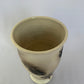 Horsehair & Feathers Raku Vase JR553 – top view showing interior glaze