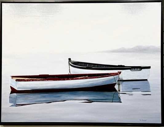 Moored In the Mist (30" x 40")