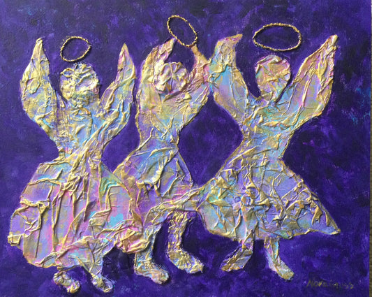 Angels Dance When a Child is Born (8" X 10")