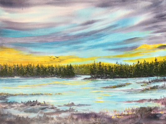 MacKenzie's Cove (12" X 16")