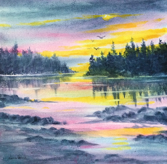MacDonald's Cove(8" X 8")