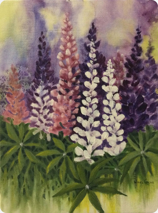 Lupines (9" X 12")
