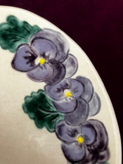Blue pansies collection