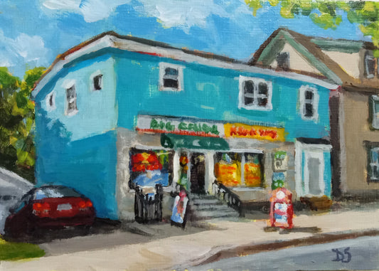 The Big G on South (5" x 7")