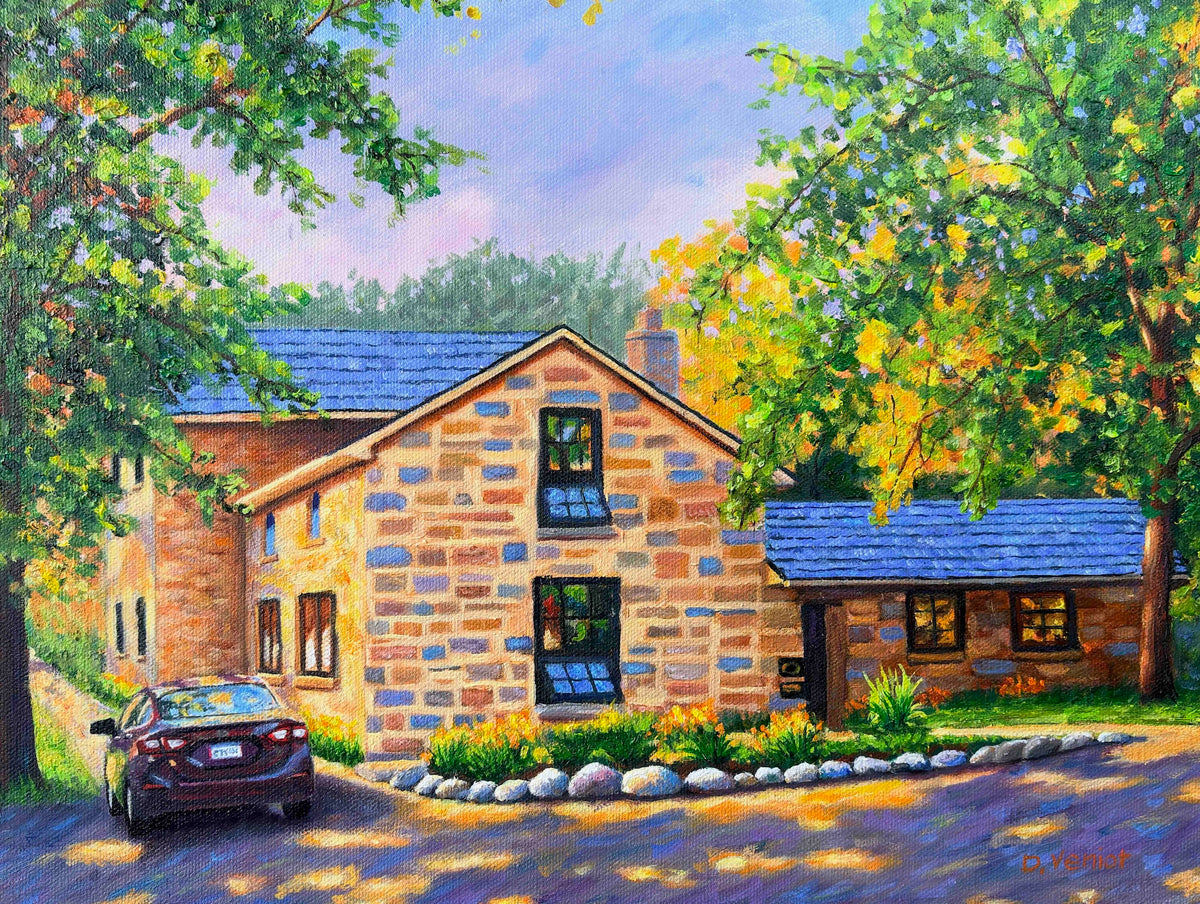 House on Willow Road (12" x 16")