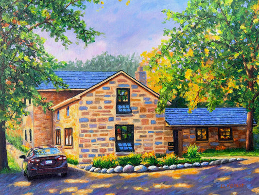 House on Willow Road (12" x 16")
