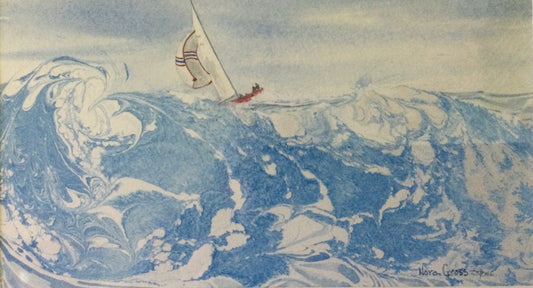 Riding the Waves (12" X 16")
