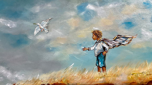 Peace for the Children (12" x 24")