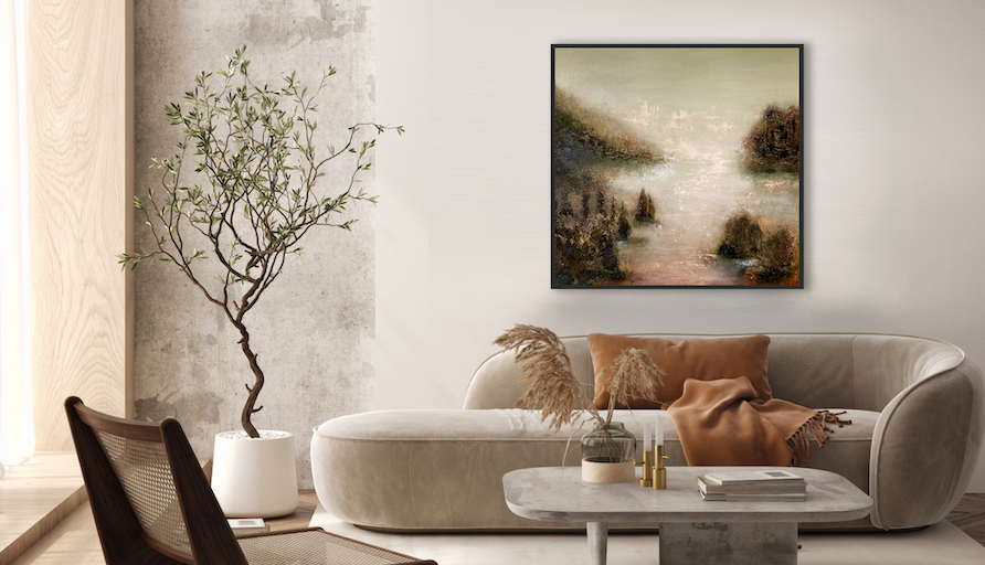 My Morning View (36" x 36")