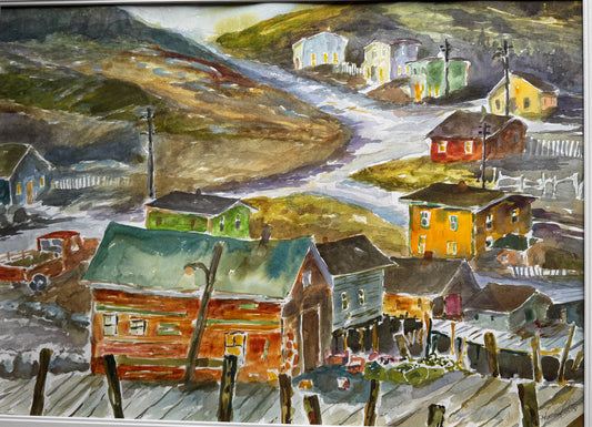 Dusk over New Bonaventure by Heather Crout