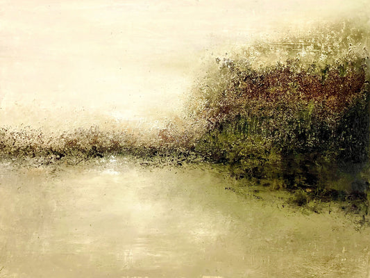 Smells Like Fall by Gillian Lazanik - original mixed media painting 24x18