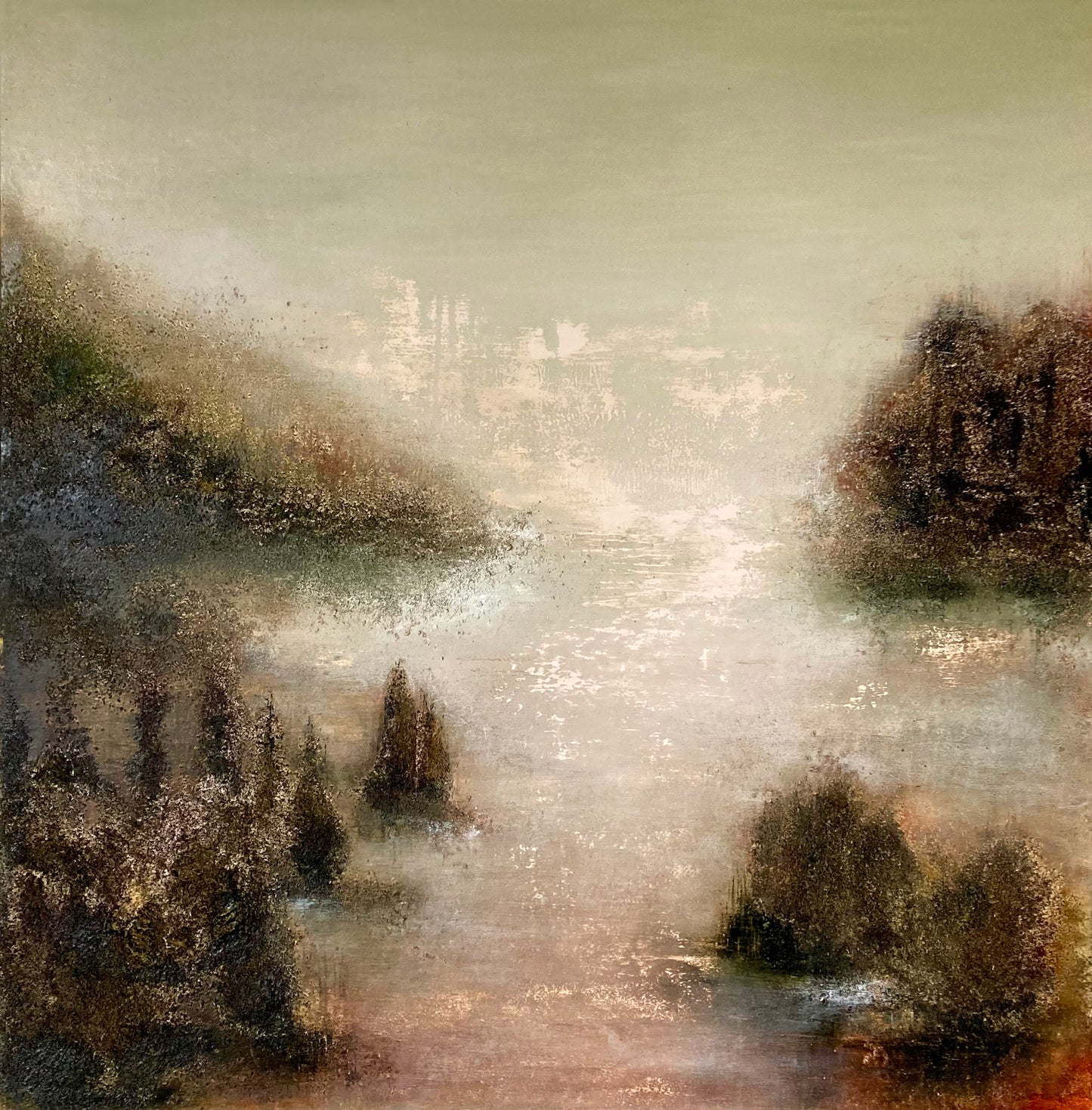 My Morning View (36" x 36")