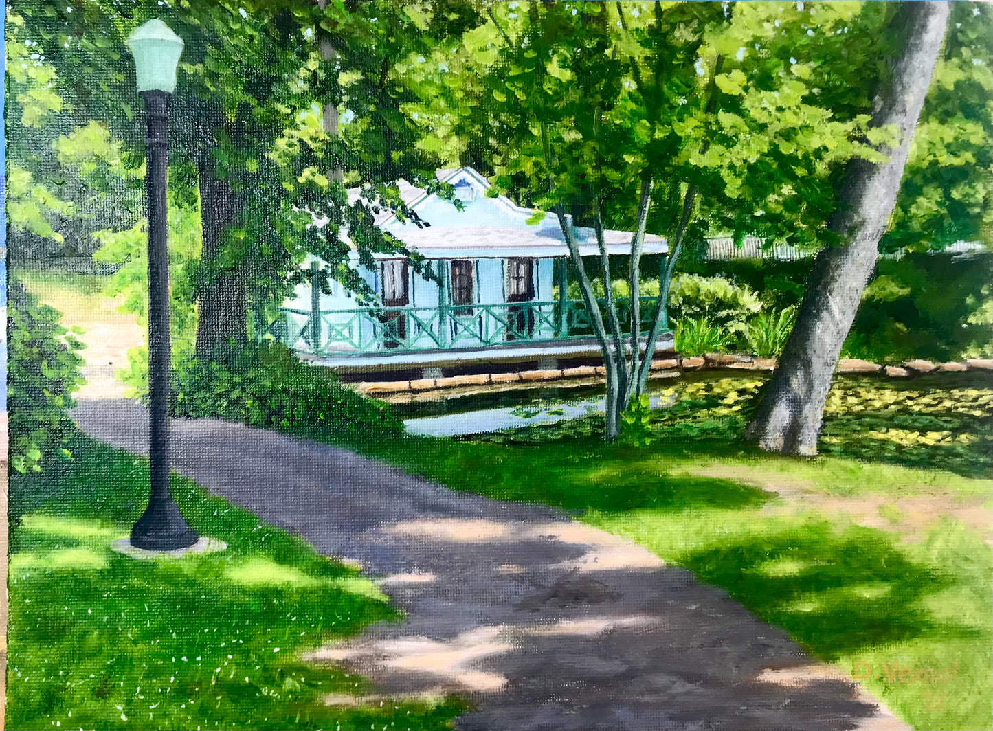 Halifax Public Gardens (9" x 12")