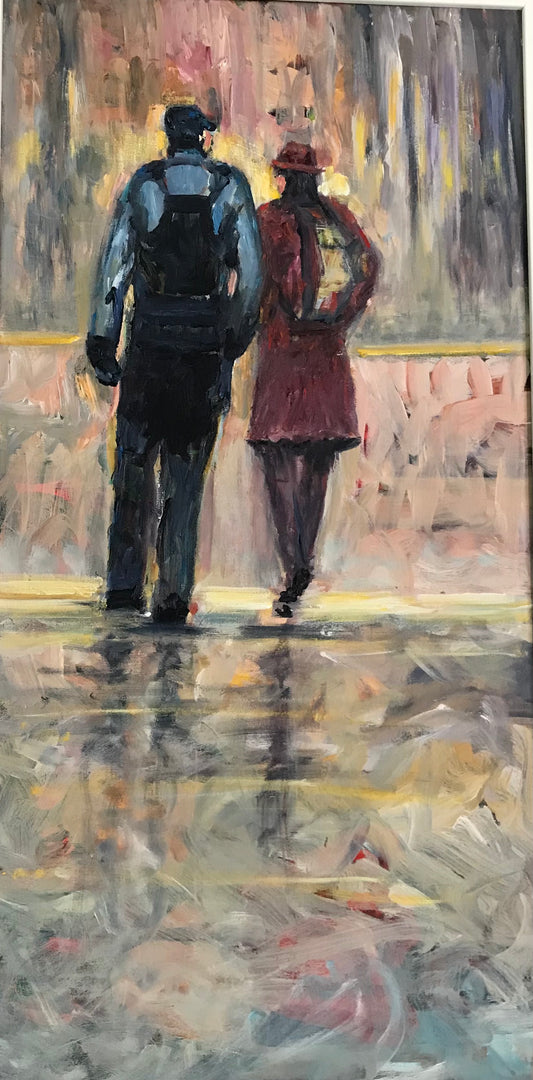 Rainy Day Stroll (15" x 30")