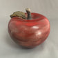 Raku Fired Red Apple