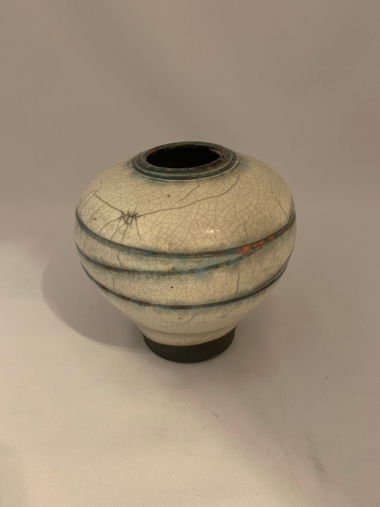 Raku Cloud Vase