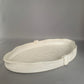 Cloud Platter/Serving Dish - Chun White, Thrown and Altered 16"L x 9"W x 2"h