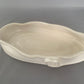 Cloud Platter/Serving Dish - Chun White, Thrown and Altered 11"L x 6"W x 1¾"h