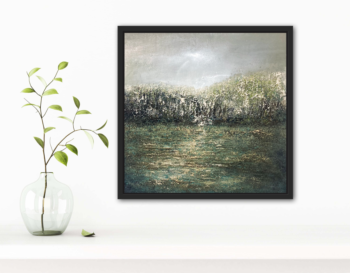Forest Up Ahead (14" x 14")