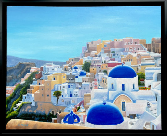 Santorini (16" x 20")