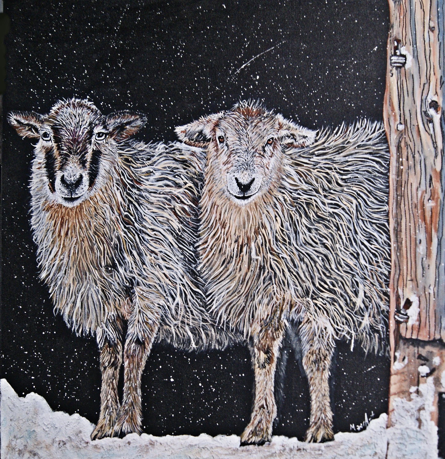 Just The Two of Us (20" x 20")