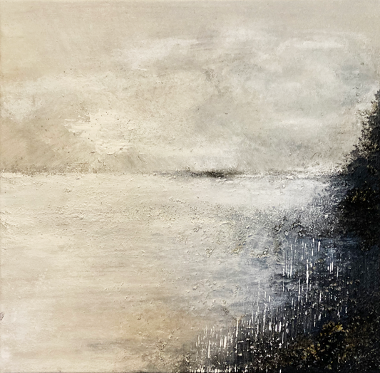 Lake Rain (14" x 14")