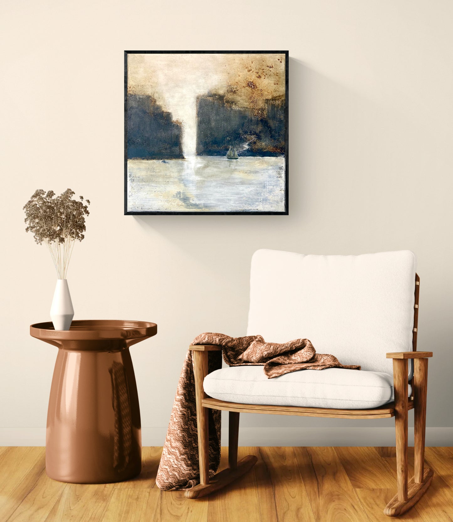 Maritime Cliffs (20" x 20")