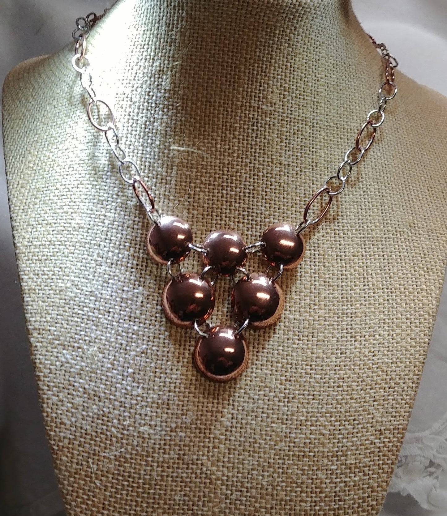 Copper Domed Necklace
