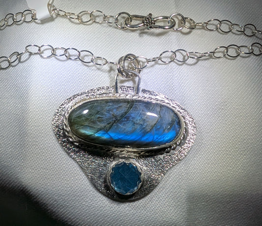 Labradorite, Swiss Blue Topaz