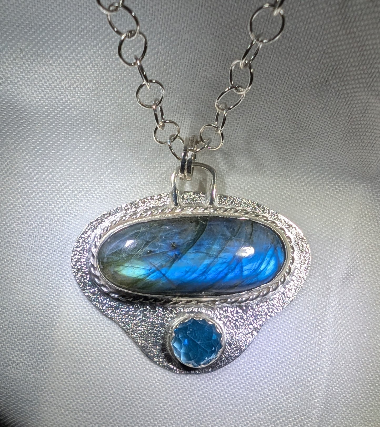 Labradorite, Swiss Blue Topaz