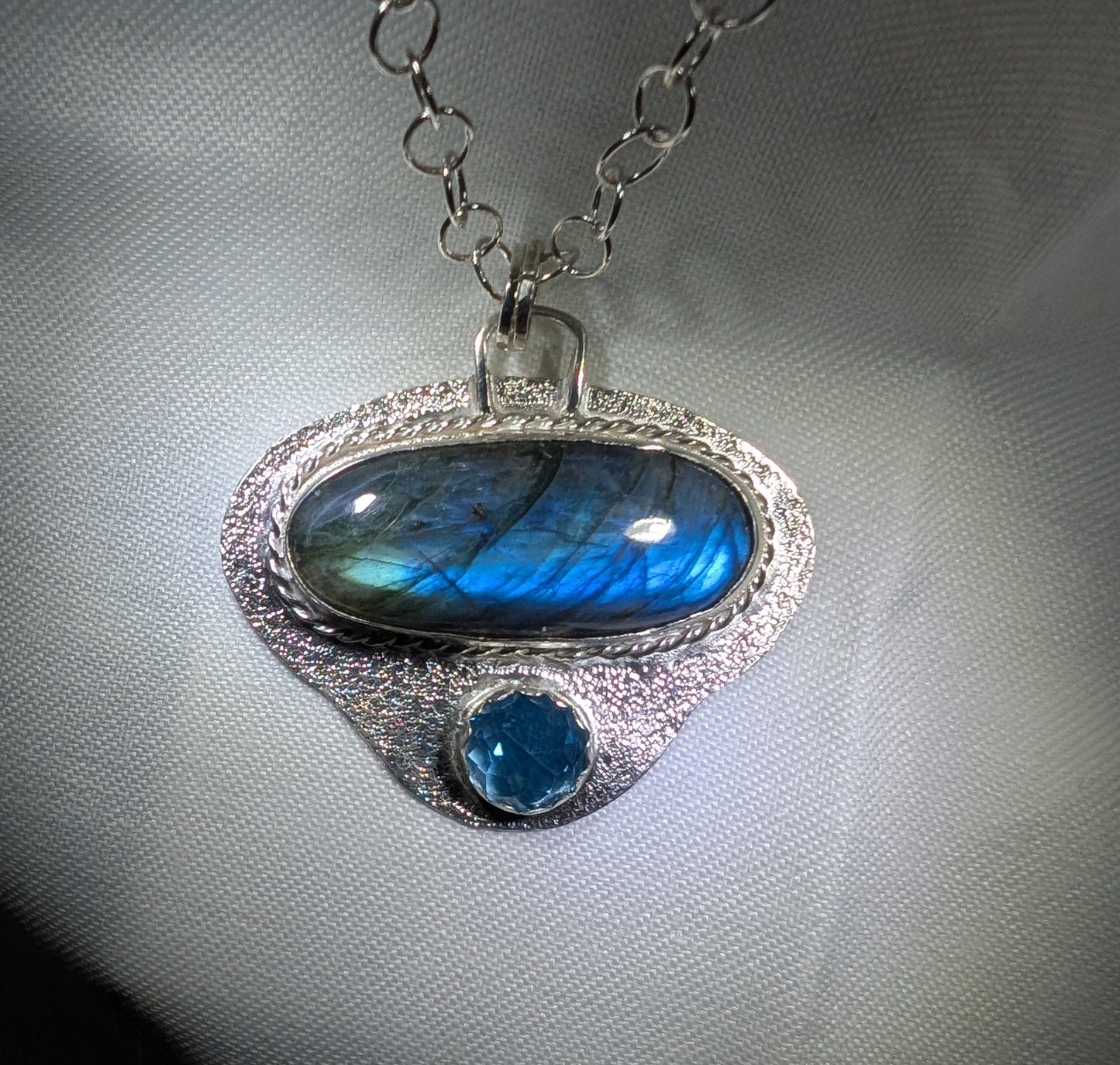 Labradorite, Swiss Blue Topaz