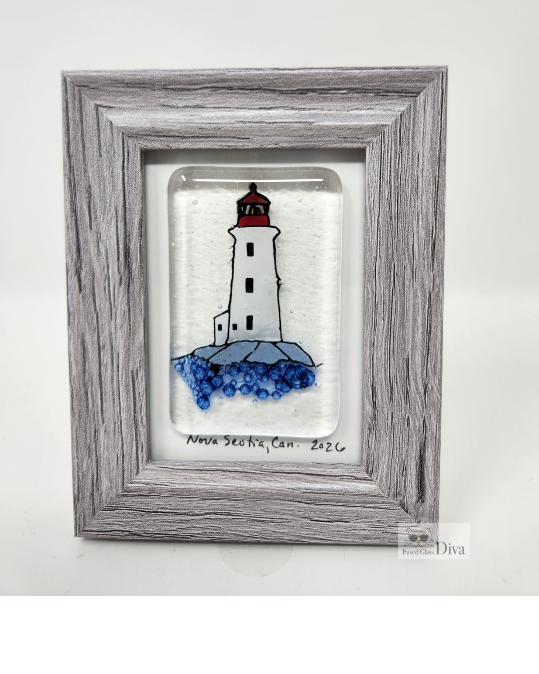 Mini framed Nova Scotia Lighthouse Picture