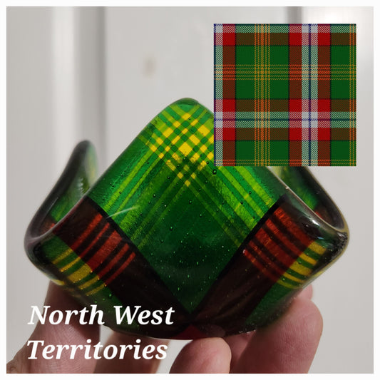 North West Territories Tartan Tea Light